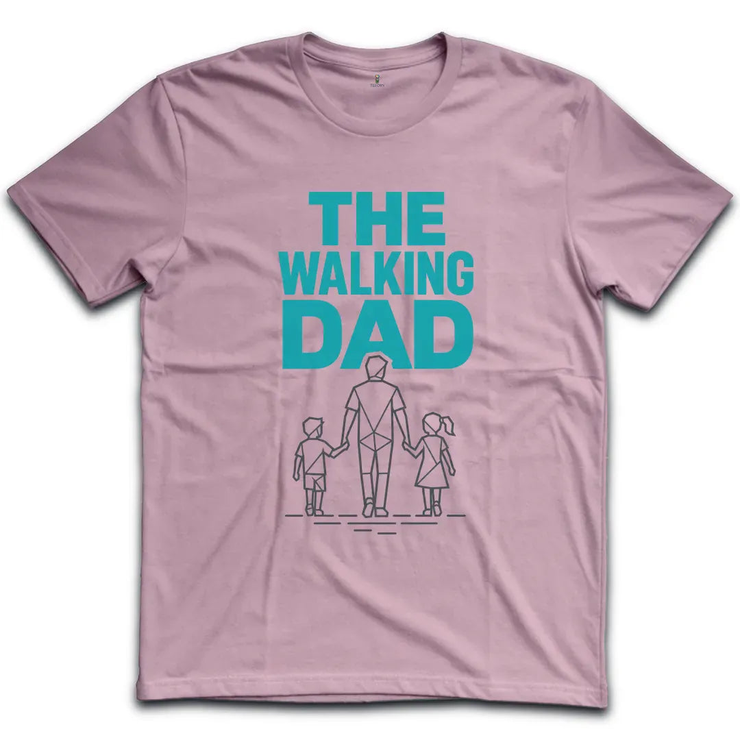 Walking Dad Teal T-Shirt