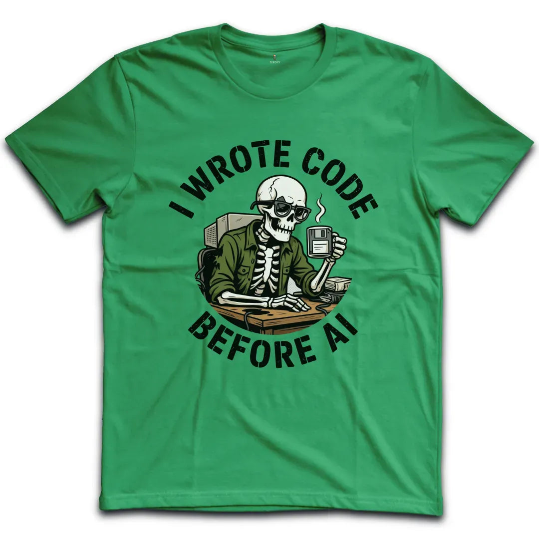 Skeleton Coder Vintage T-Shirt