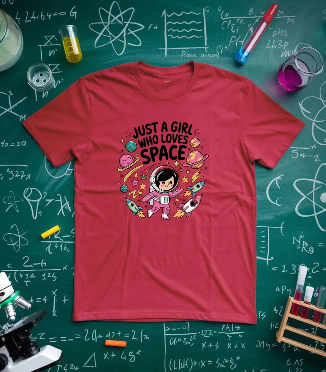 Just A Girl Who Loves Space T-Shirt