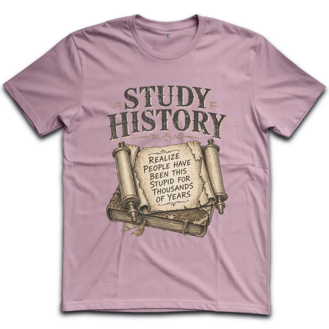 Study History Scroll T-Shirt