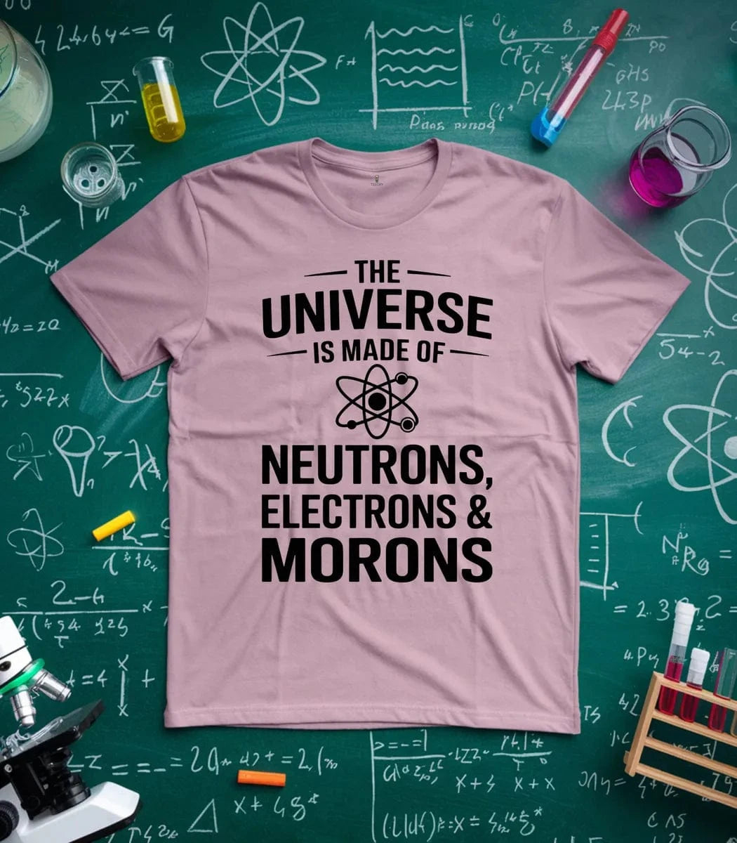 Neutrons Electrons and Morons T-Shirt