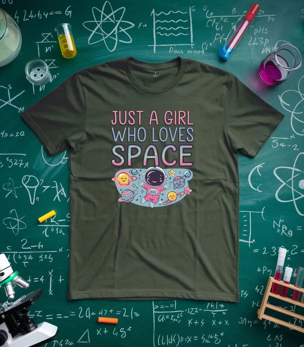 Just A Girl Who Loves Space T-Shirt