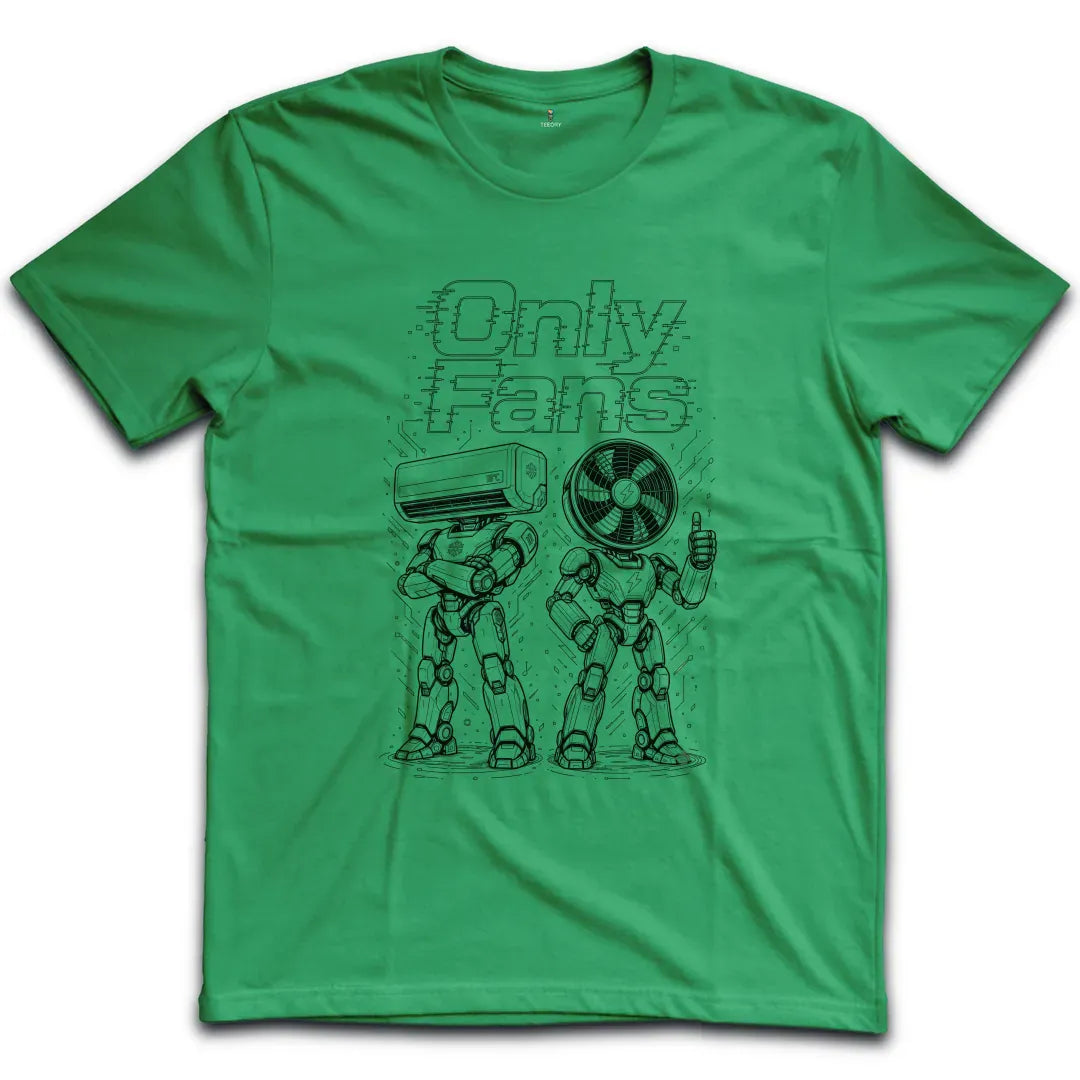 Only Fans Robots Dark T-Shirt