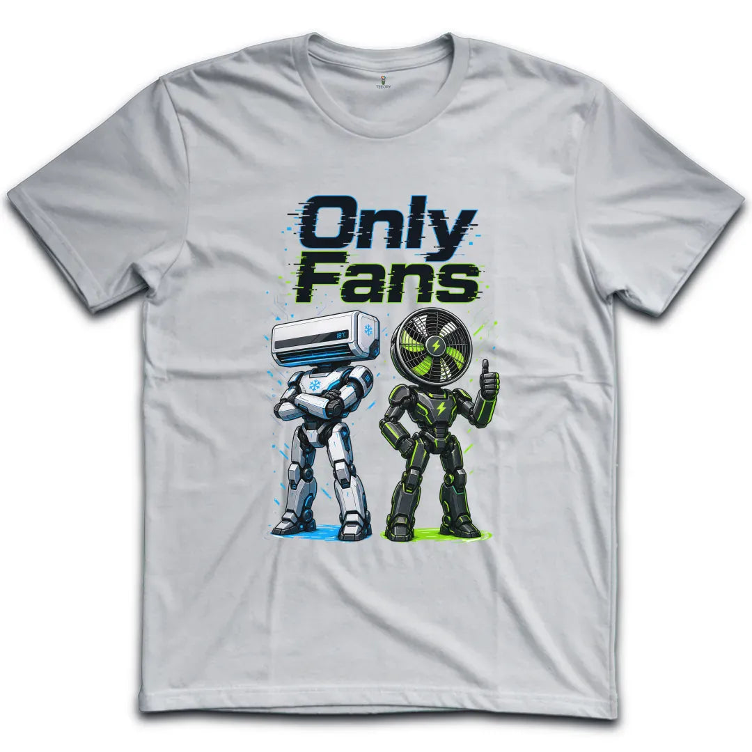 Only Fans Robots Color T-Shirt
