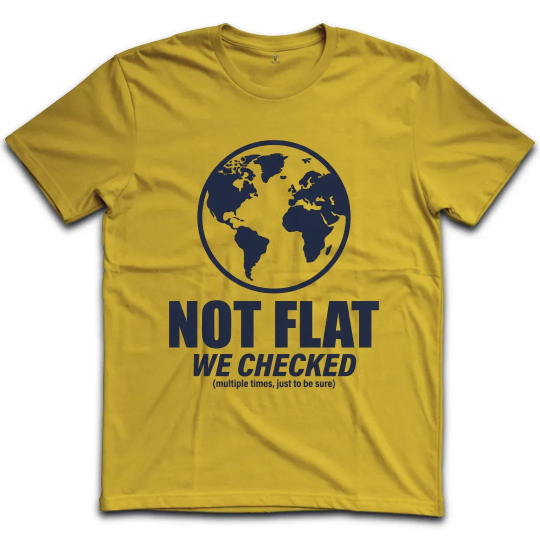 Not Flat Checked T-Shirt