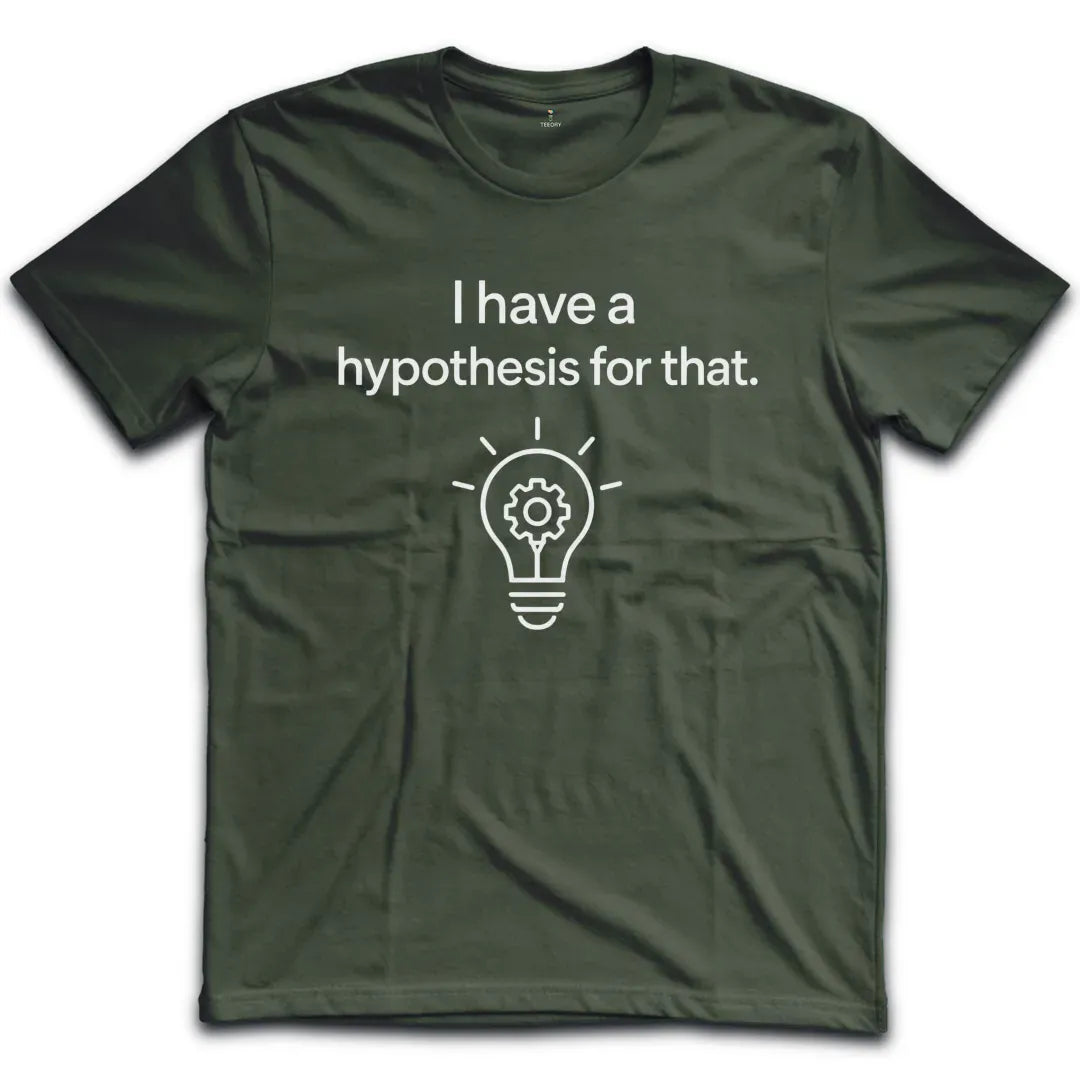 Hypothesis Lightbulb White T-Shirt