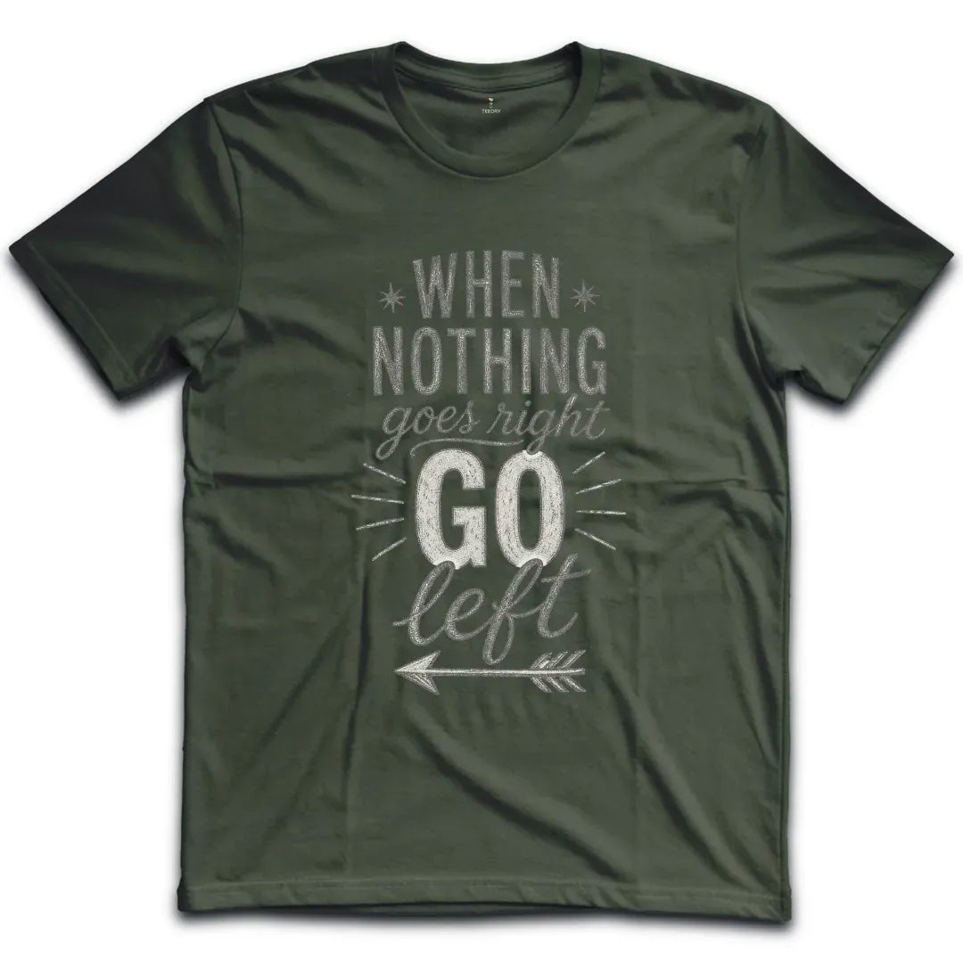 Nothing Goes Right Gray T-Shirt