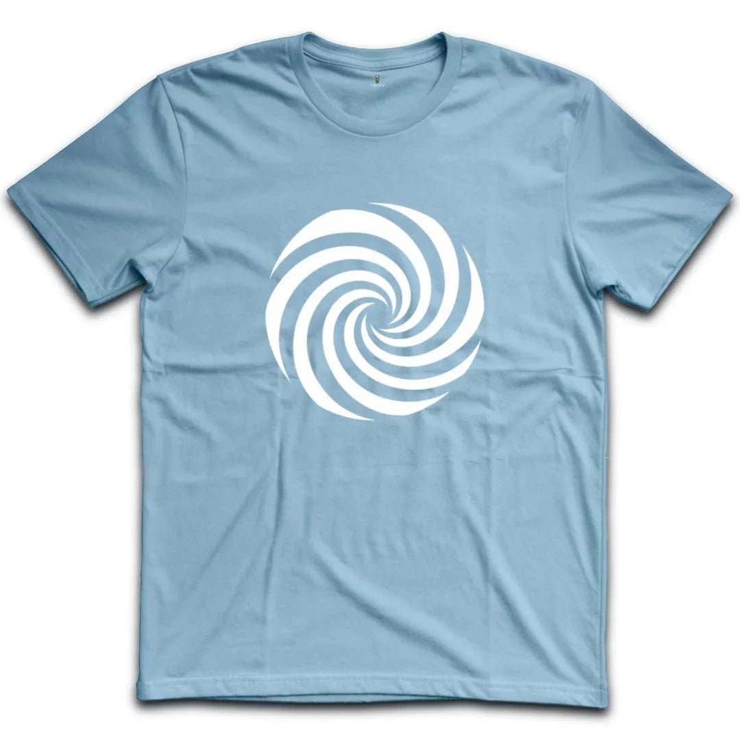 Hypnotic Black and White Spiral T-Shirt
