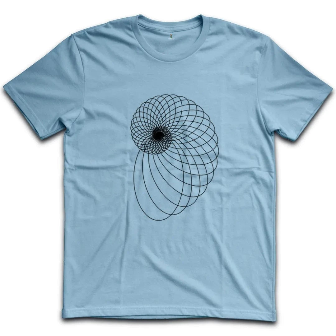 Intricate Black Spiralx T-Shirt