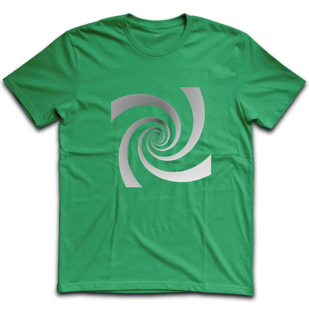 Hypnotic Swirl Optical Illusion T-Shirt