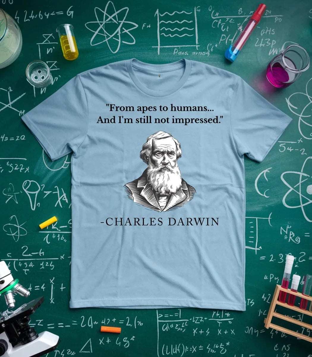 Darwin Disappointed Evolution T-Shirt