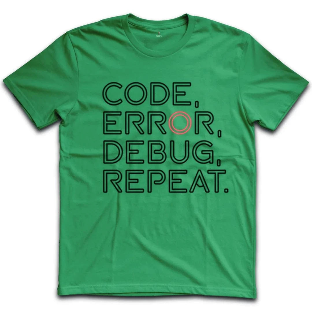 Code Error Debug Repeat T-Shirt