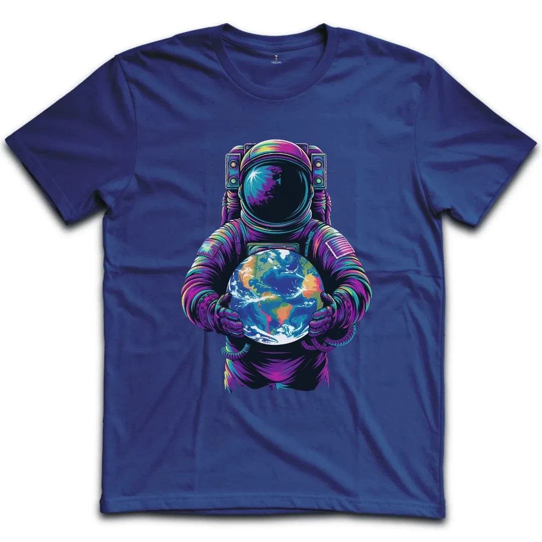 Vibrant Astronaut Globe T-Shirt