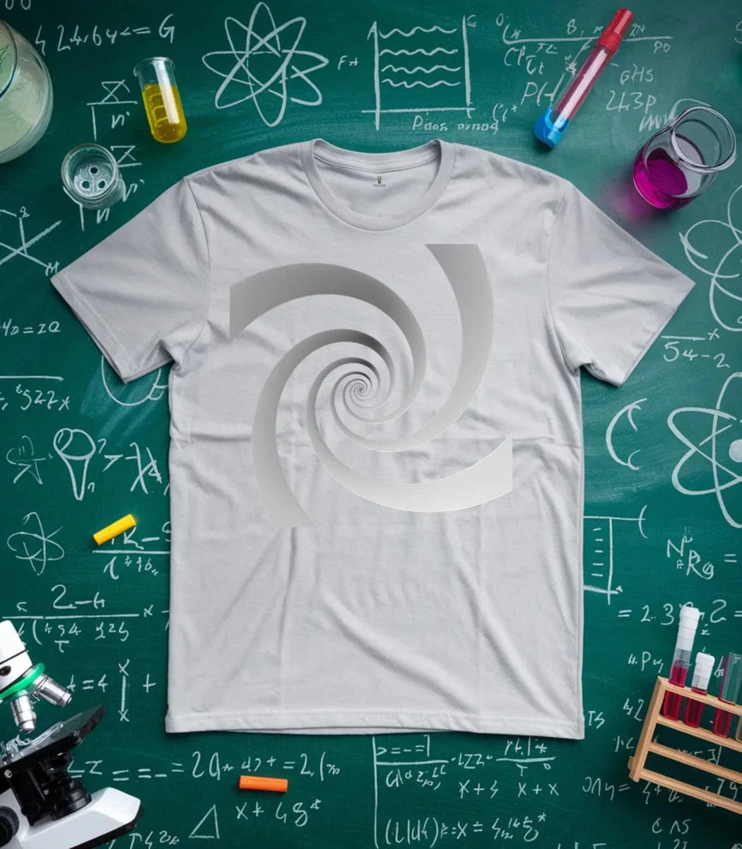 Hypnotic Swirl Optical Illusion T-Shirt