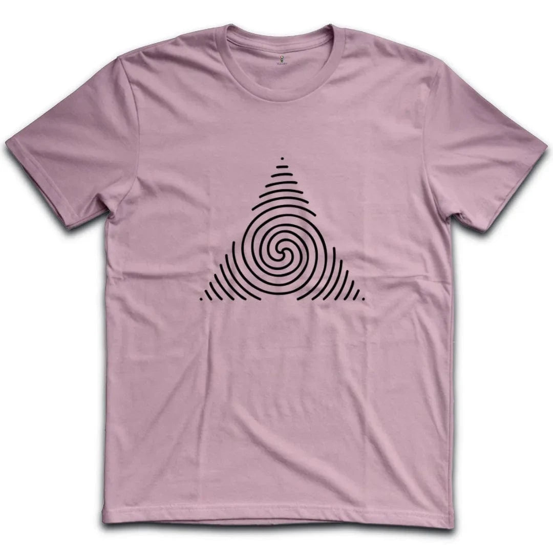 Geometric Triangle Spiral T-Shirt