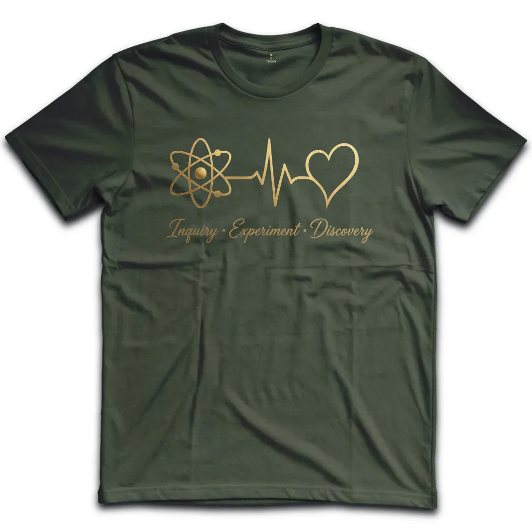Atom Heartbeat Gold T-Shirt