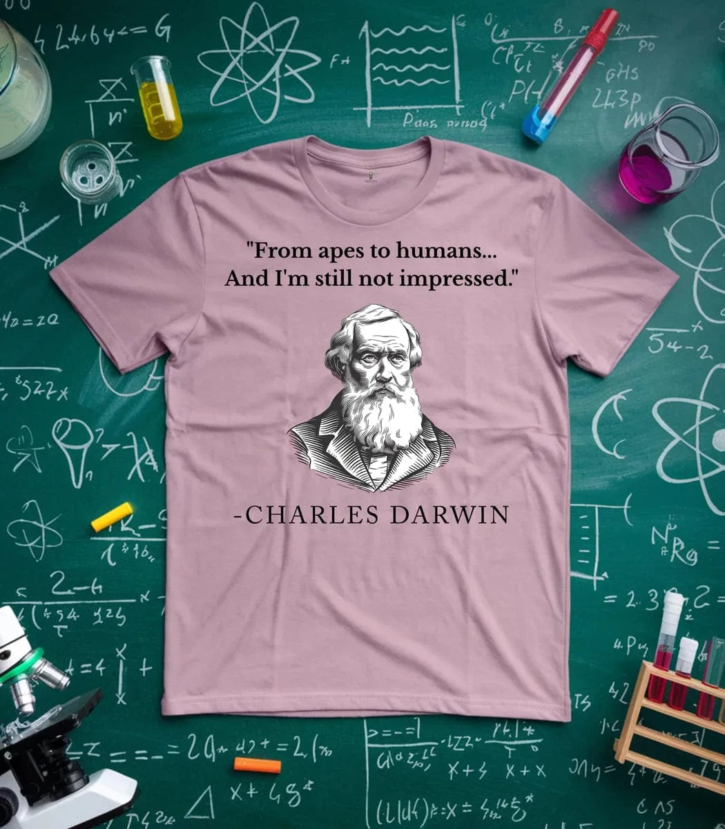 Darwin Disappointed Evolution T-Shirt