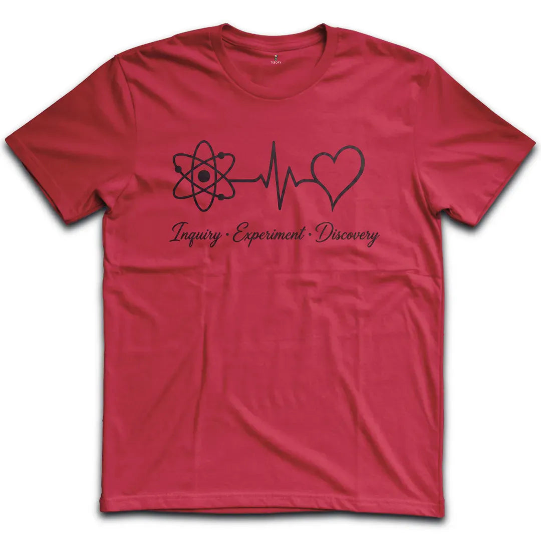 Atom Heartbeat White T-Shirt