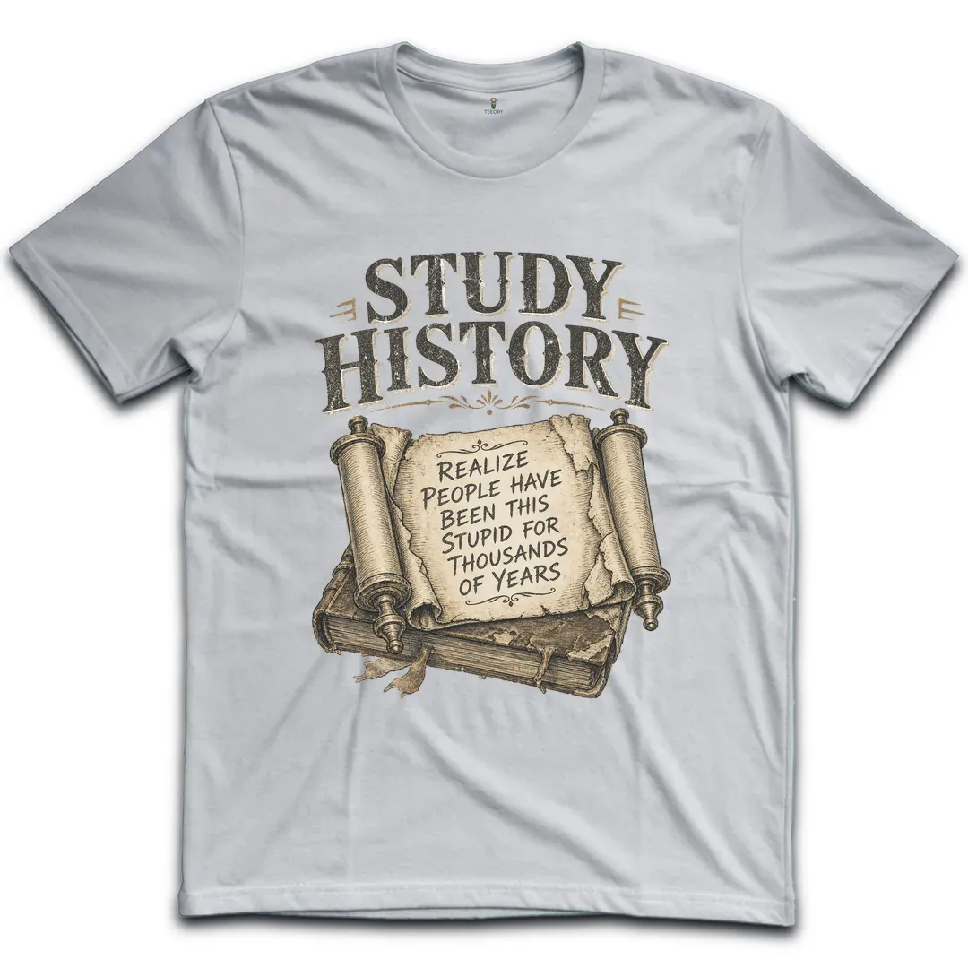 Study History Scroll T-Shirt