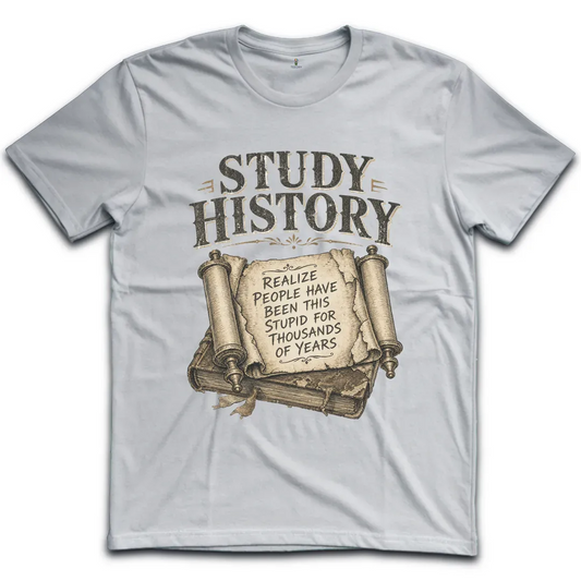 Study History Scroll T-Shirt