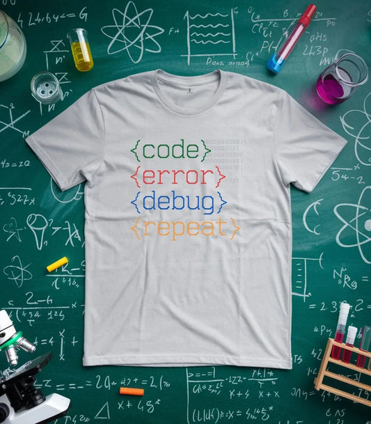 Code Error Debug Repeat T-Shirt