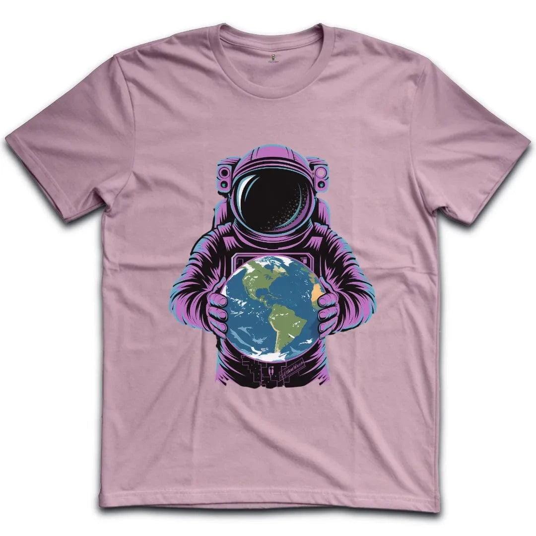 Astronaut Holding Earth T-Shirt