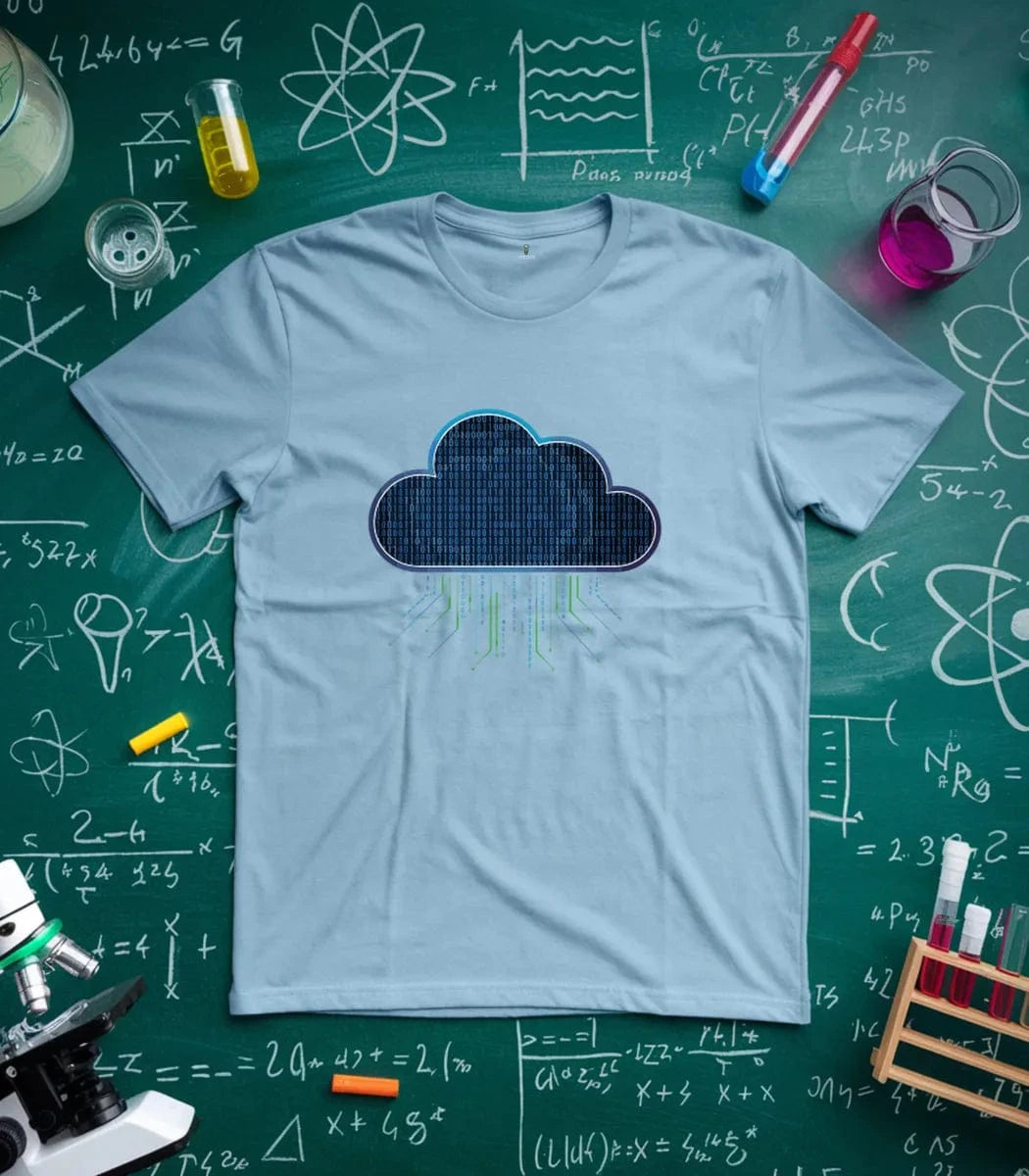 Binary Code Cloud Computing T-Shirt