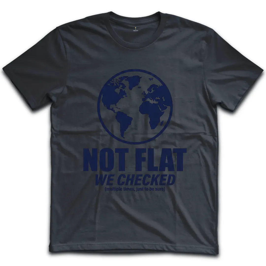 Not Flat Checked T-Shirt
