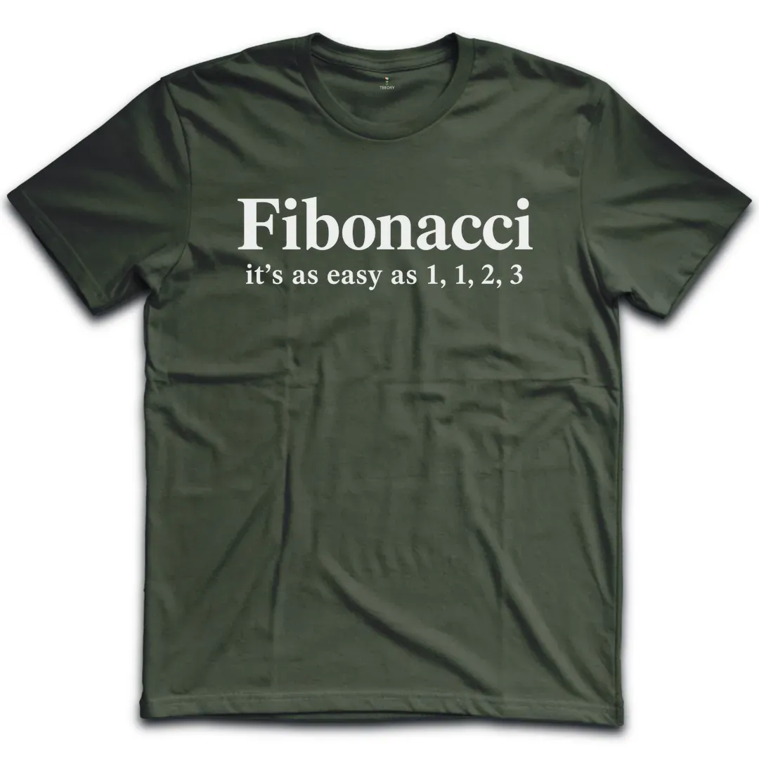 Fibonacci Easy Sequence T-Shirt