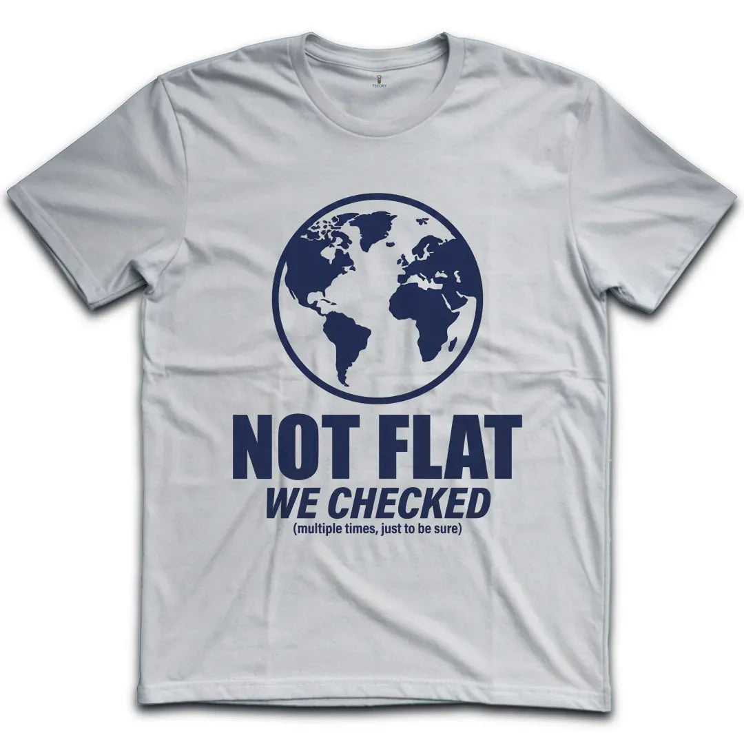 Not Flat Checked T-Shirt