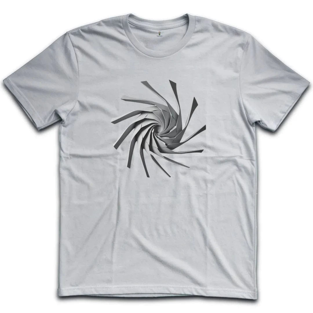 Geometric Spiral Pattern T-Shirt
