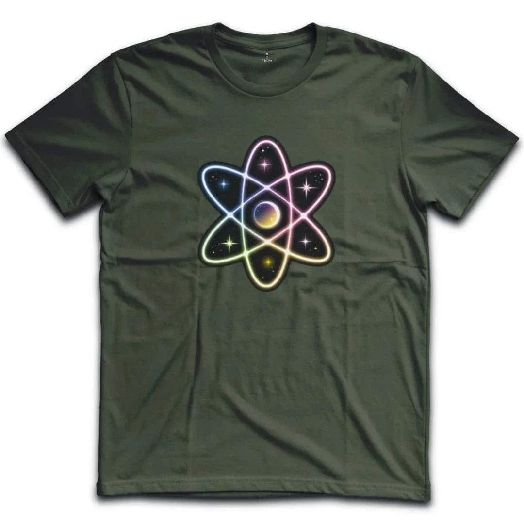 Colorful Atomic Structure T-Shirt