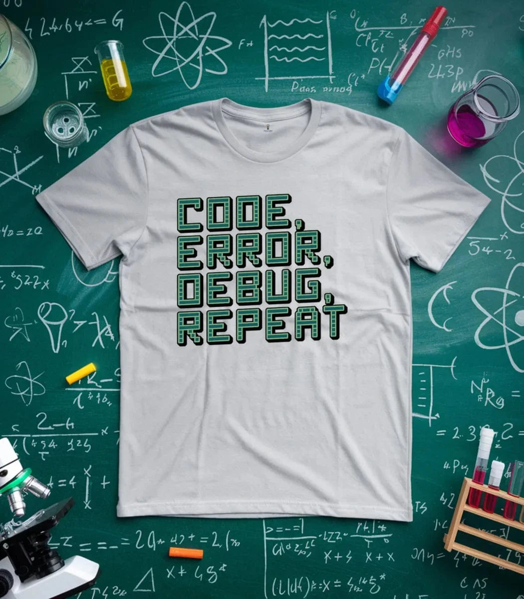 Code Error Debug Repeat T-Shirt