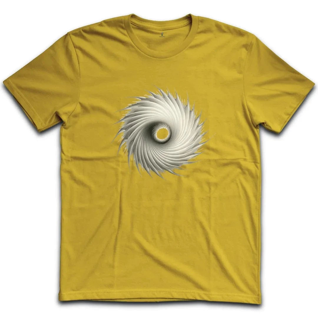 Stunning Black Spiral T-Shirt