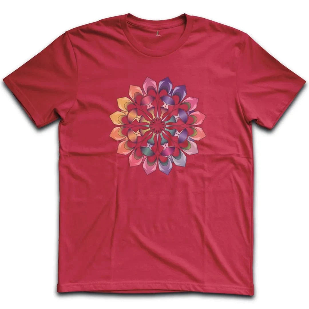 Colorful Geometric Mandala T-Shirt