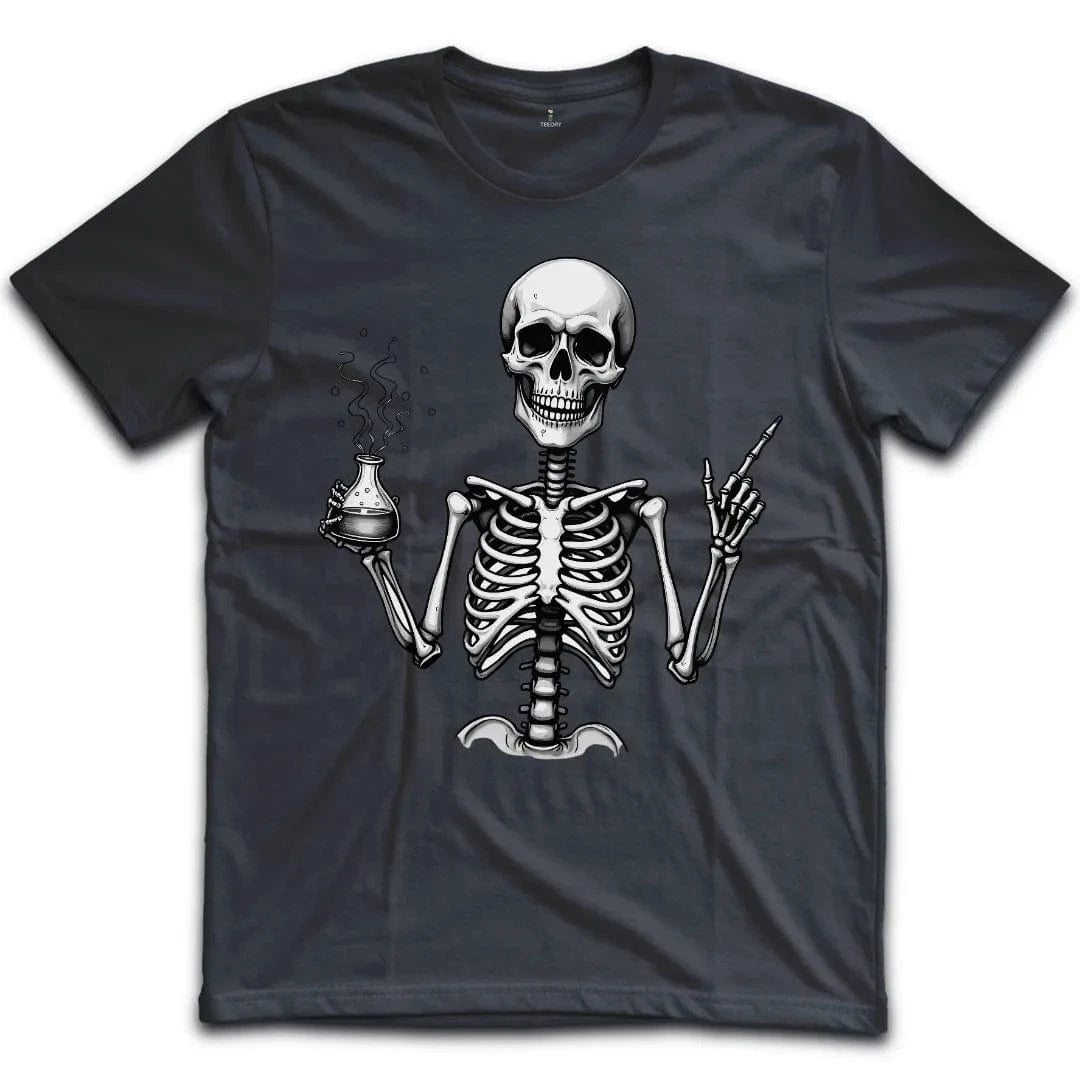 Skeleton Chemistry Humor T-Shirt