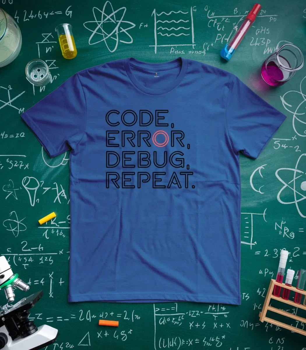 Code Error Debug Repeat T-Shirt