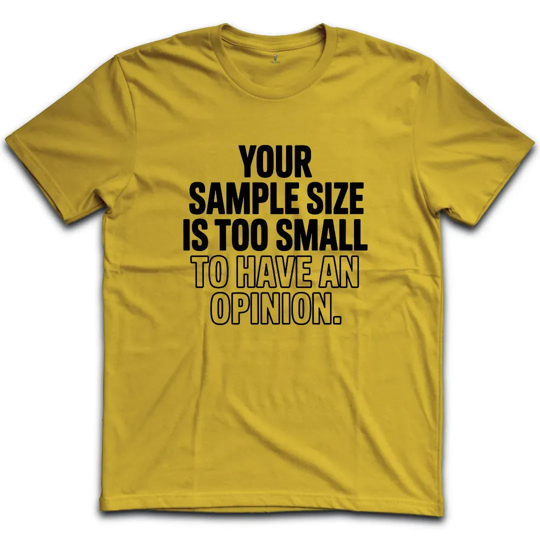 Sample Size T-Shirt