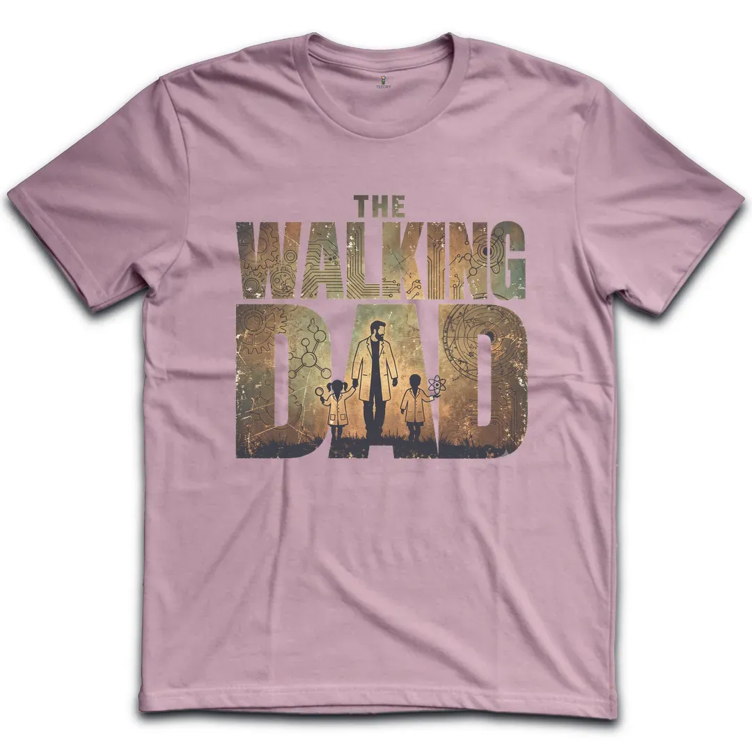 Walking Dad Scientist T-Shirt