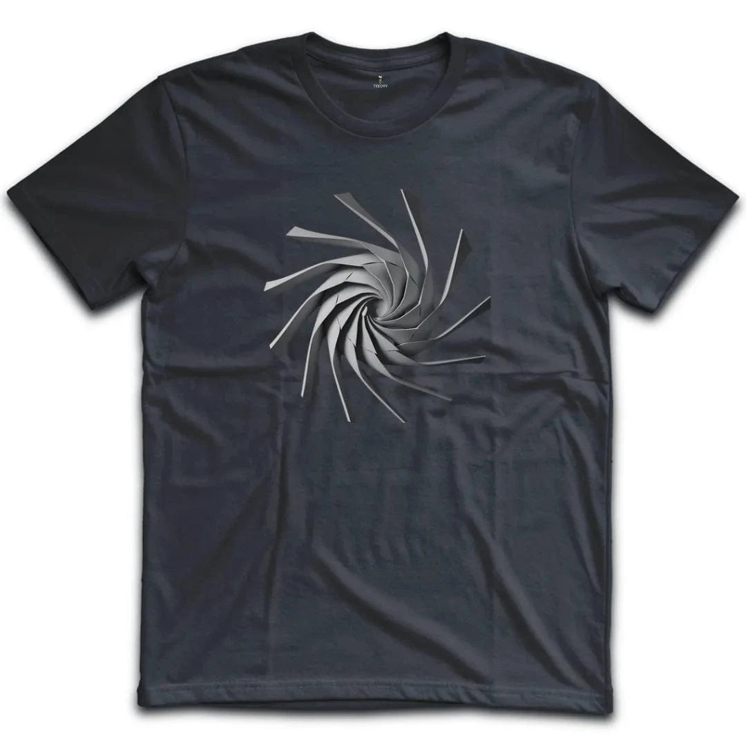 Geometric Spiral Pattern T-Shirt