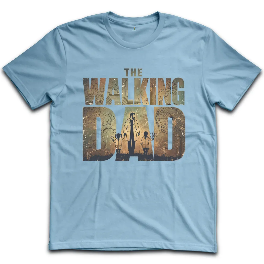Walking Dad Scientist T-Shirt