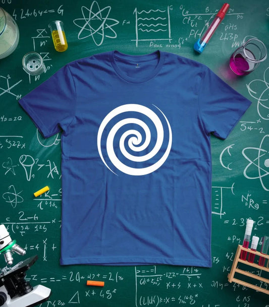 Mesmerizing Black White Spiral T-Shirt