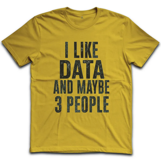 Like Data 3 People T-Shirt