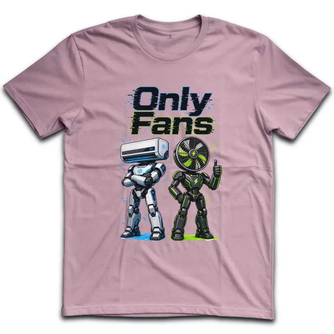 Only Fans Robots Color T-Shirt