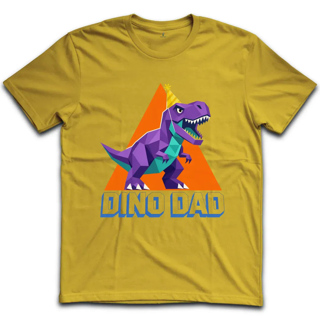 Dino Dad Purple T-Shirt