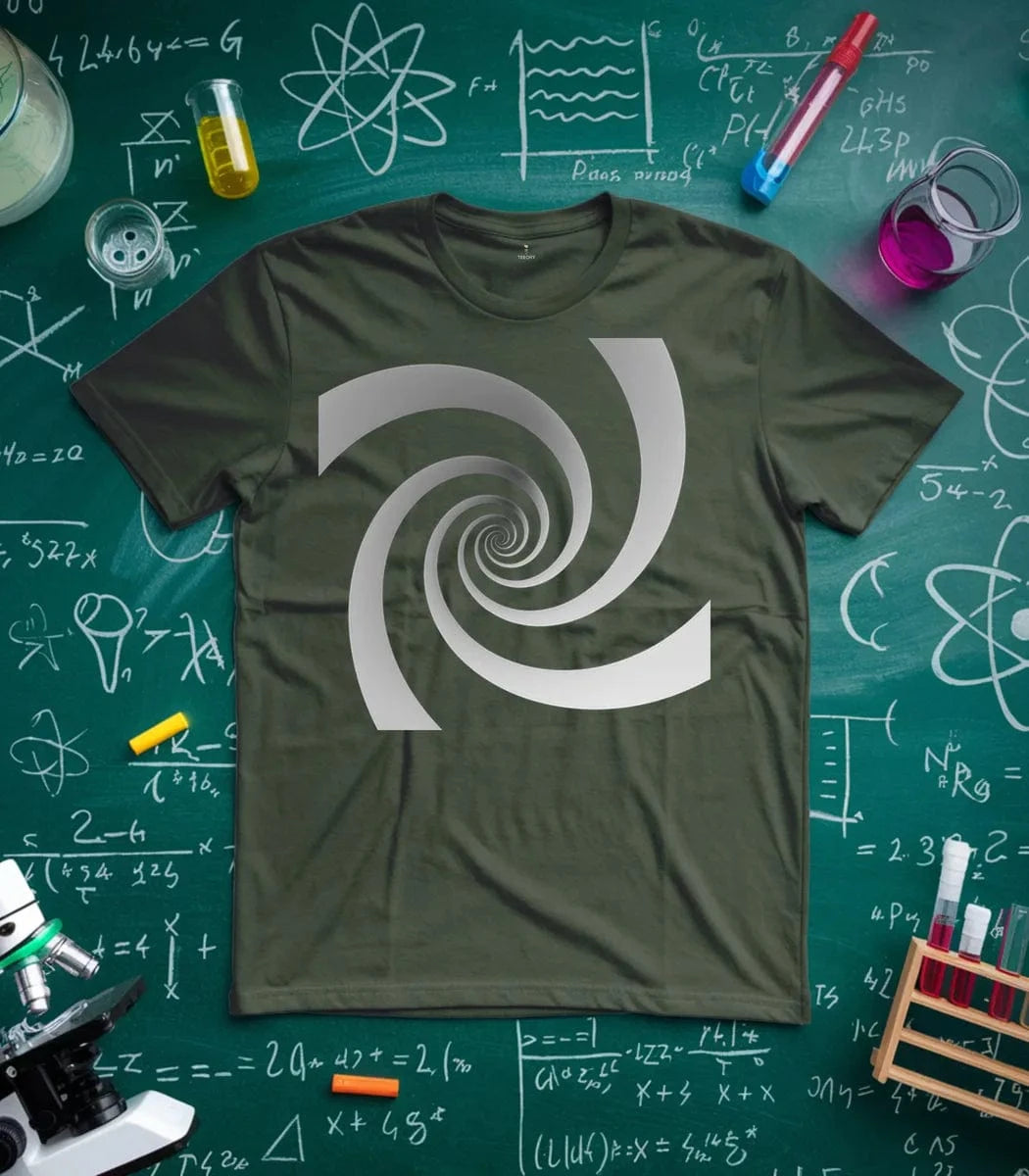 Hypnotic Swirl Optical Illusion T-Shirt