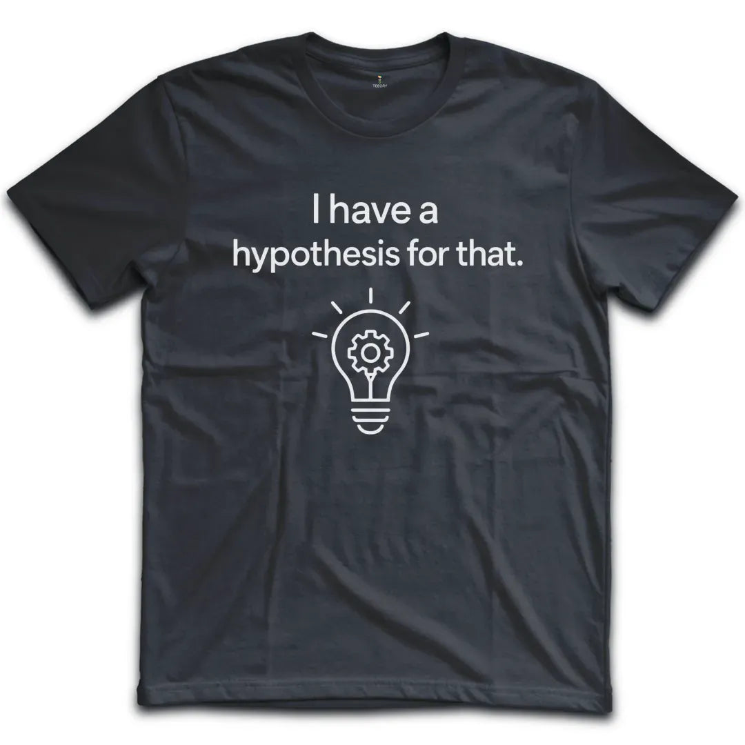 Hypothesis Lightbulb White T-Shirt