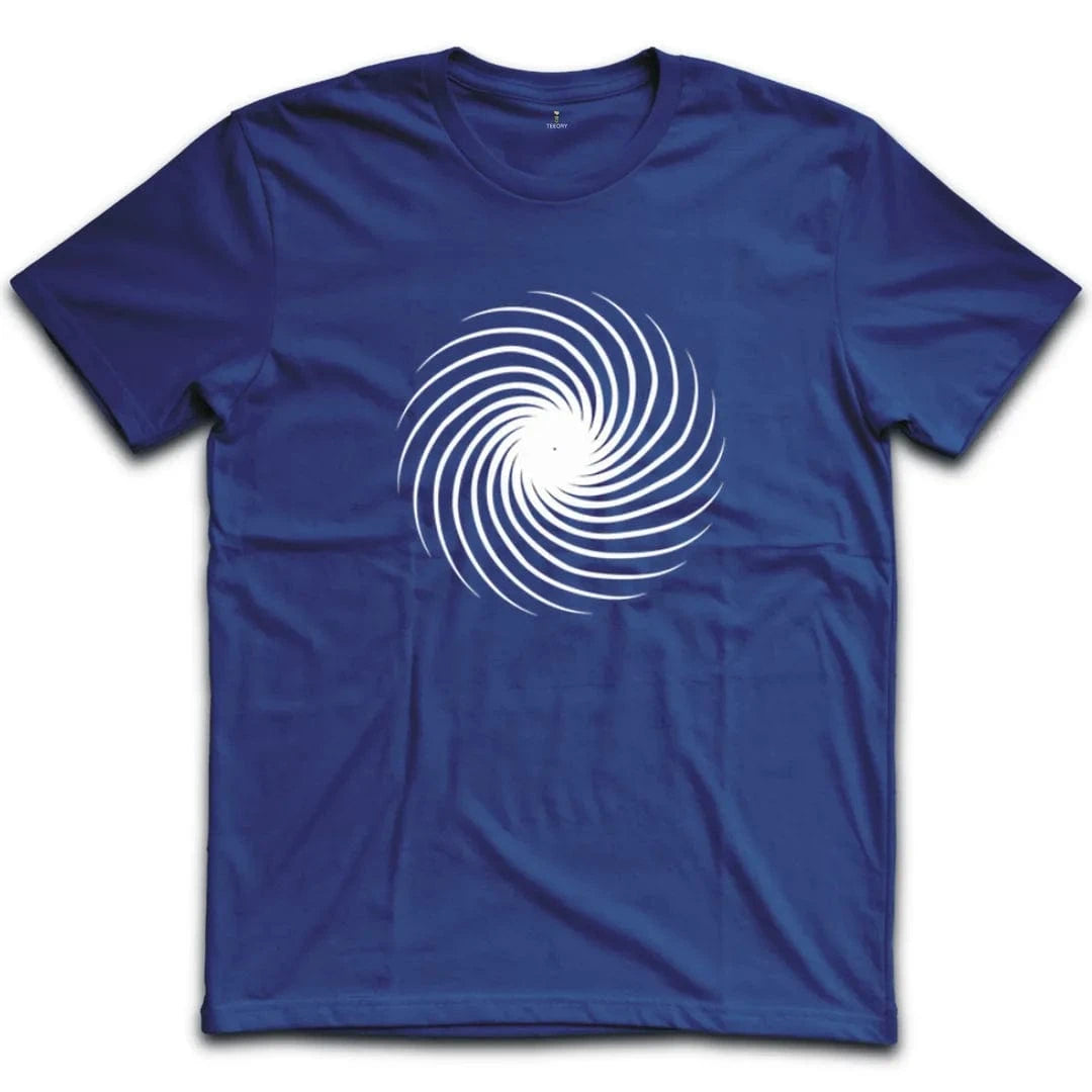 Hypnotic Spiral Black and White T-Shirt