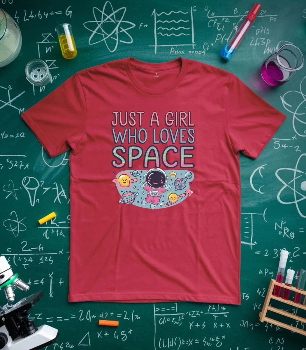 Just A Girl Who Loves Space T-Shirt