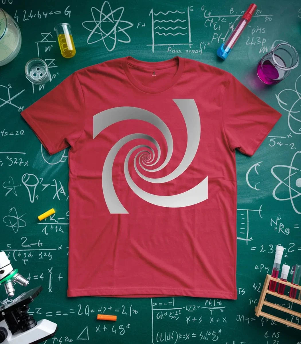 Hypnotic Swirl Optical Illusion T-Shirt